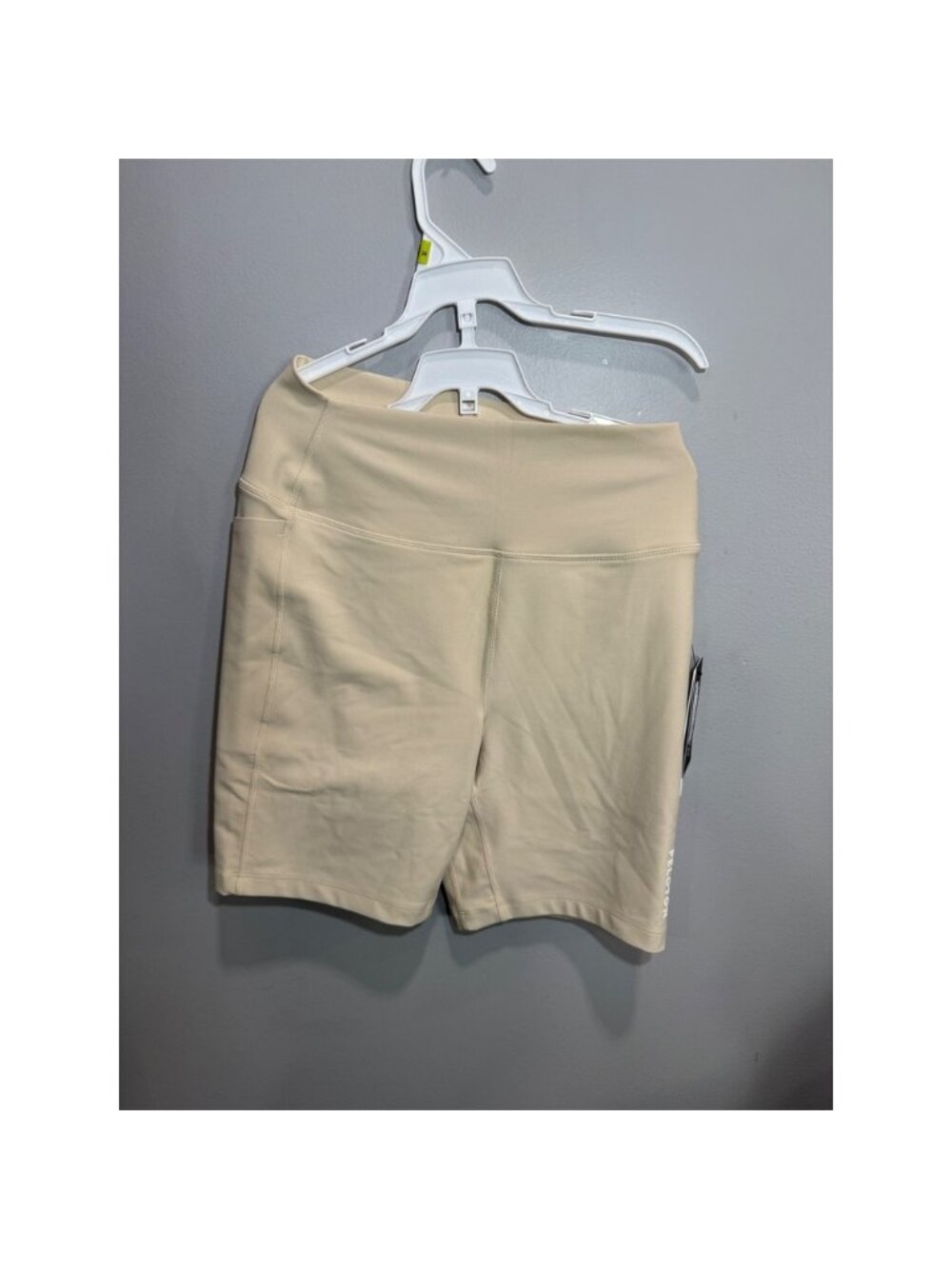 Peloton Cadent HR‎ PKT Bike Short 7" Lined Beige Cream WB00722-115-M Womens